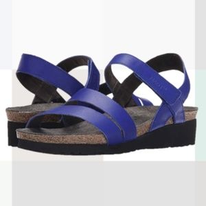 Naot Shoes - NAOT Kayla Blue Cork Sandal Naot Shoes - NAOT Kayla Blue Cork Sandal